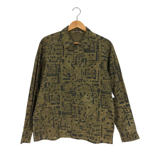 ソフトマシーン The softmachine 21SS 総柄 ロゴプリント シャツ メンズ JPN:L