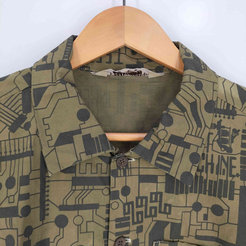 ソフトマシーン The softmachine 21SS 総柄 ロゴプリント シャツ メンズ JPN:L