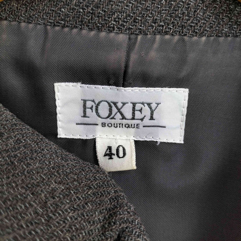フォクシー FOXEY BOUTIQUE ウール ダブルブレスト テーラードジャケット スカート セットアップ レディース 40