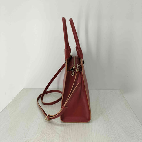 ダックス DAKS 2WAY レザーハンドバッグ レディース