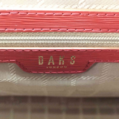 ダックス DAKS 2WAY レザーハンドバッグ レディース