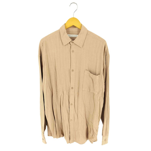 ナノユニバース NANO universe L/S ピンストライプ レギュラーカラー シャツ メンズ JPN:L