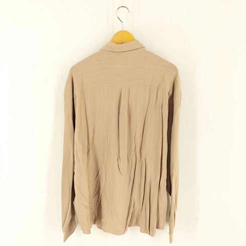 ナノユニバース NANO universe L/S ピンストライプ レギュラーカラー シャツ メンズ JPN:L