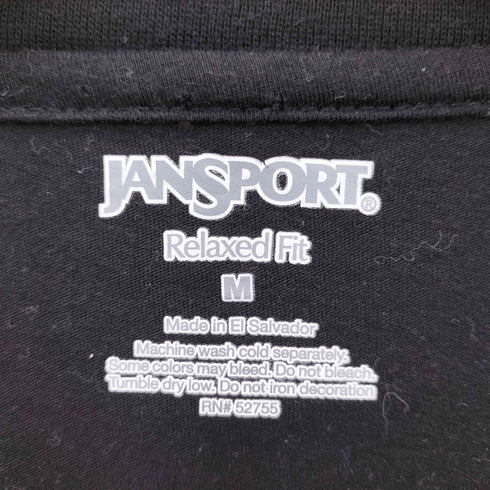 ジャンスポーツ JanSport グラフィックプリント クルーネック半袖Tシャツ ピチT Y2K レディース M