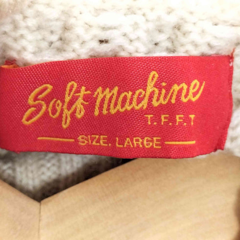 ソフトマシーン The softmachine ケーブル編み タートルネック ニット セーター メンズ JPN:L