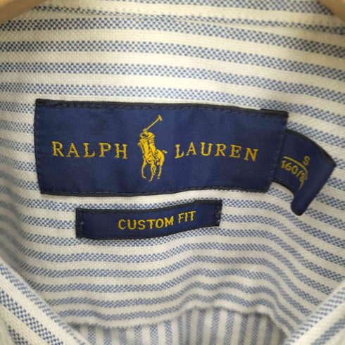 ラルフローレン RALPH LAUREN ポニー刺繍 ボタンダウン ストライプ L/S シャツ メンズ import:S
