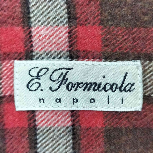 エッリコフォルミコラ ERRICO FORMICOLA イタリア製 フランネルシャツ メンズ 15 1/2 39