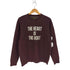 クラクトワークス Cluct Works THE HEART IS THE ROOT ウール アクリル クルーネック ニット セーター メンズ JPN:M