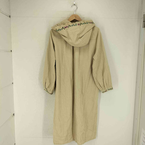 MY CLOSET フード付きコーデュロイコート レディース