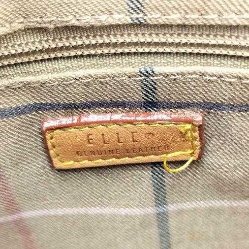 エル ELLE シボレザー ハンドバッグ レディース