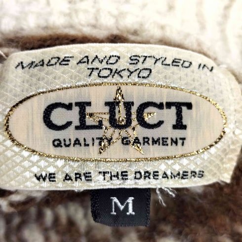 クラクトワークス Cluct Works ノルディック柄 ウール クルーネック ニット セーター メンズ JPN:M