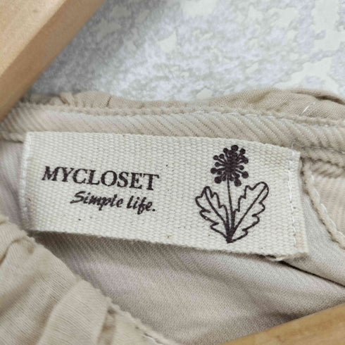 MY CLOSET 花柄刺繍コーデュロイワンピース レディース FREE
