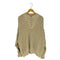 ASHLEY KNIT USA製 ヘンリーネック コットン プルオーバーニット メンズ import:XL