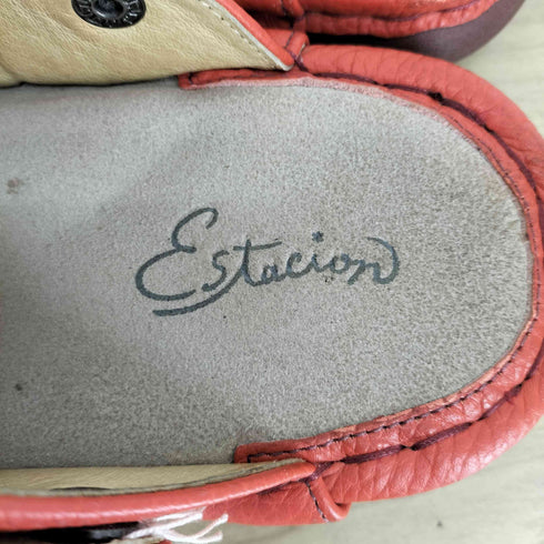 ESTACION 花パッチワークレザーサンダル レディース M
