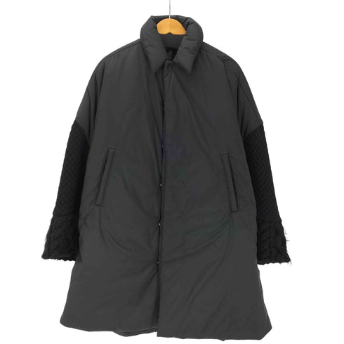 アンダーカバー UNDERCOVER 19AW THE DROOG期 時計じかけのオレンジ 袖ニット ドッキング ビッグドルマン パデット コート メンズ JPN:1