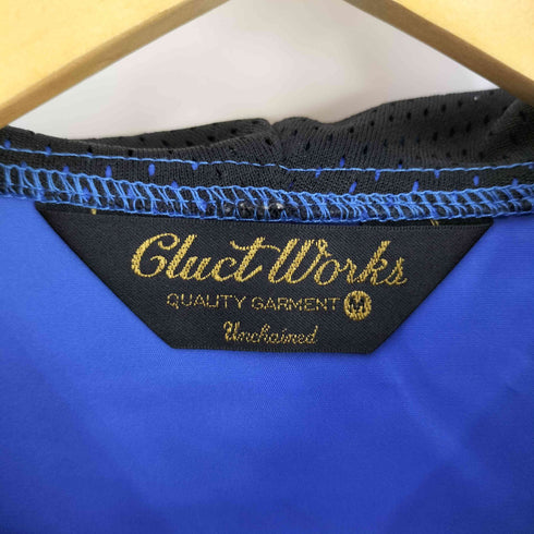 クラクトワークス Cluct Works フード裏メッシュ ドローコード サイドジップ アノラックパーカー メンズ JPN:M