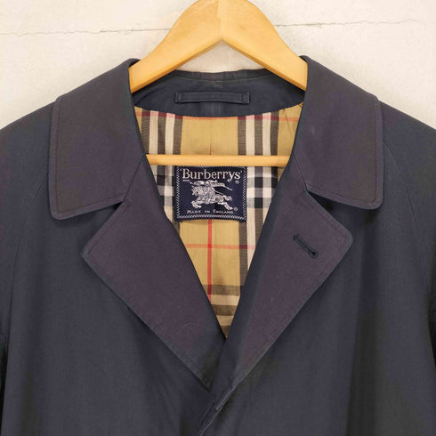 バーバリーズ BURBERRYS MADE IN ENGLAND 裏地ノヴァチェックステンカラーコート メンズ