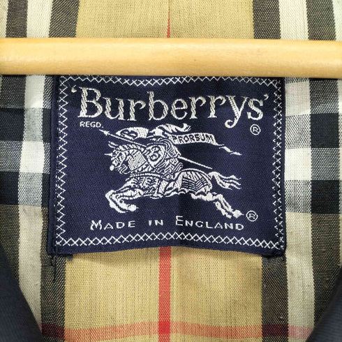 バーバリーズ BURBERRYS MADE IN ENGLAND 裏地ノヴァチェックステンカラーコート メンズ