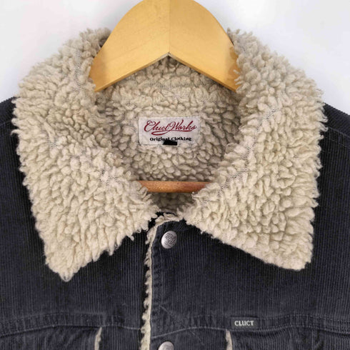 クラクトワークス Cluct Works ロゴパッチ 裏地ボア コーデュロイ ジャケット メンズ JPN:M
