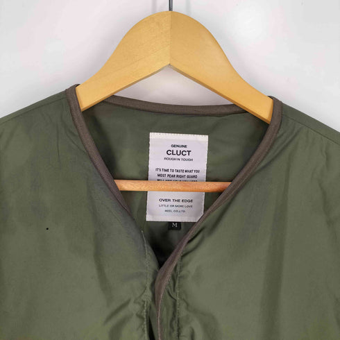 クラクトワークス Cluct Works ロゴパッチ Vネック 中綿 ジャケット メンズ JPN:M