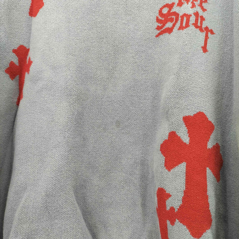 Sourcream クロスロゴ コットンニット セーター street メンズ
