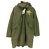 アンダーカバー UNDERCOVER 20AW Fallen Man期 ボア フリース ライナー付き バック フリンジ タック シャーリング デザイン モッズコート メンズ JPN:1