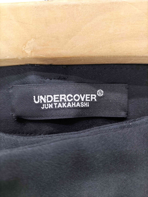 アンダーカバー UNDERCOVER 19SS THE NEW WARRIORS期 デニム サテン 切替 ダメージ 加工 スキニー パンツ メンズ JPN:2