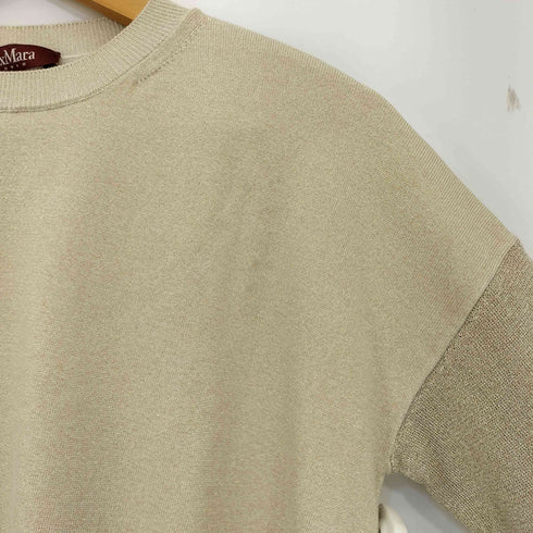 マックスマーラ MAX MARA studio ラメ クルーネックニットソー レディース