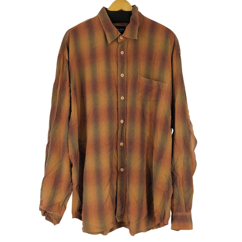オンブレチェックシャツ メンズ JPN:XL