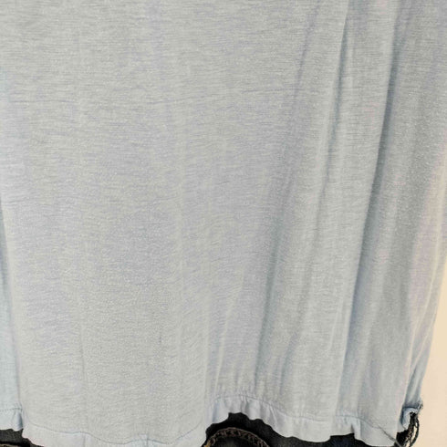 アンダーカバー UNDERCOVER 12SS openstrings期 デニム ミニスカート ドッキング 総柄 切り替え ミニ ワンピース レディース JPN:2