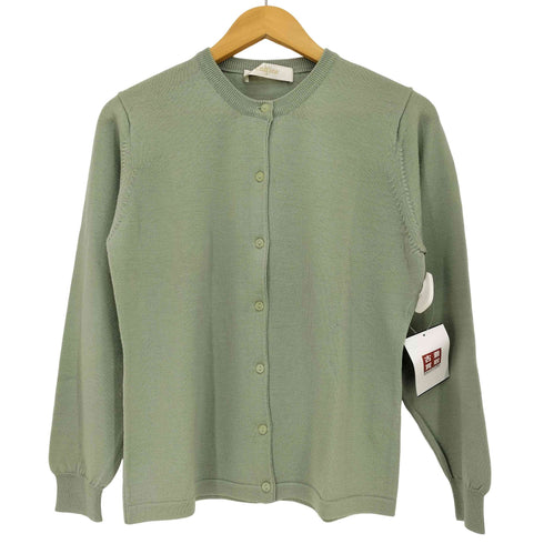UNIFINE ウール クルーネックカーディガン レディース JPN:M