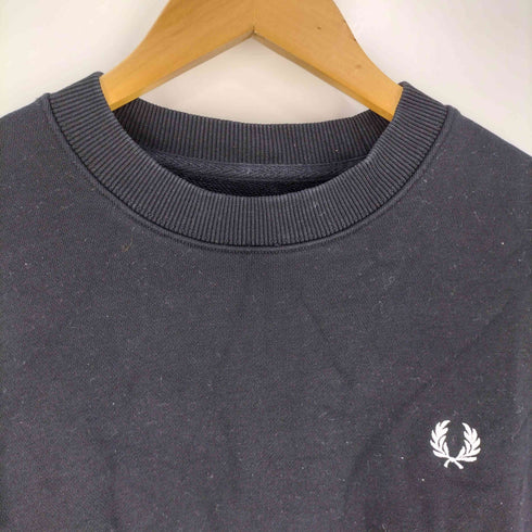 フレッドペリー FRED PERRY ロゴ刺繍 クルーネックスウェット レディース import:M