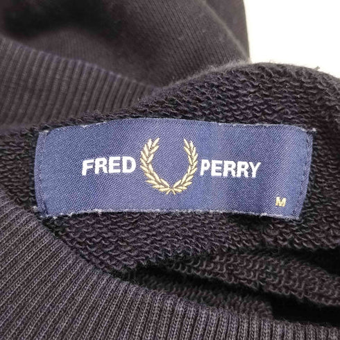 フレッドペリー FRED PERRY ロゴ刺繍 クルーネックスウェット レディース import:M
