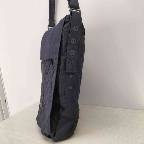 ラフシモンズ RAF SIMONS 08AW RS FLAPBAG Crinkle Flap Shoulder Bag メンズ