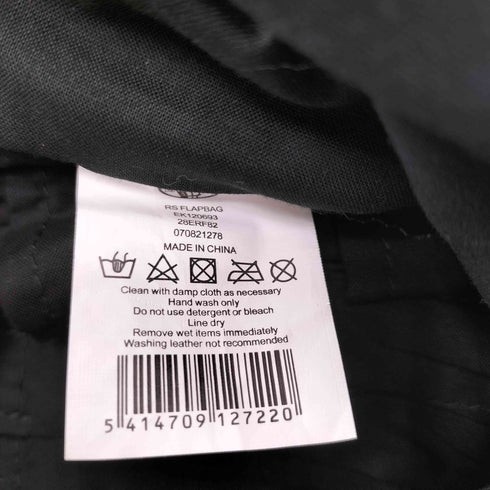 ラフシモンズ RAF SIMONS 08AW RS FLAPBAG Crinkle Flap Shoulder Bag メンズ