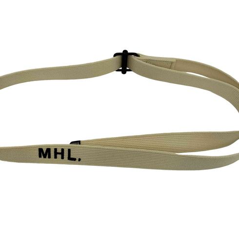 エムエイチエル MHL. 24SS NARROW MILITARY BELT ナロー ミリタリー ベルト メンズ