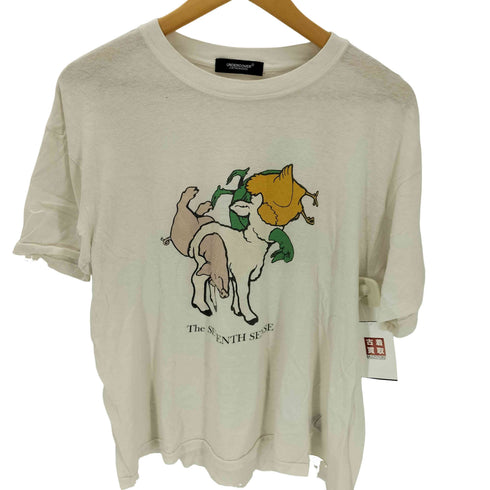 アンダーカバー UNDERCOVER 19SS THE NEW WARRIORS期 The SEVENTH SENSE プリント 半袖 Tシャツ レディース FREE
