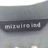 ミズイロインド mizuiro ind 素材切替半袖ワンピース レディース