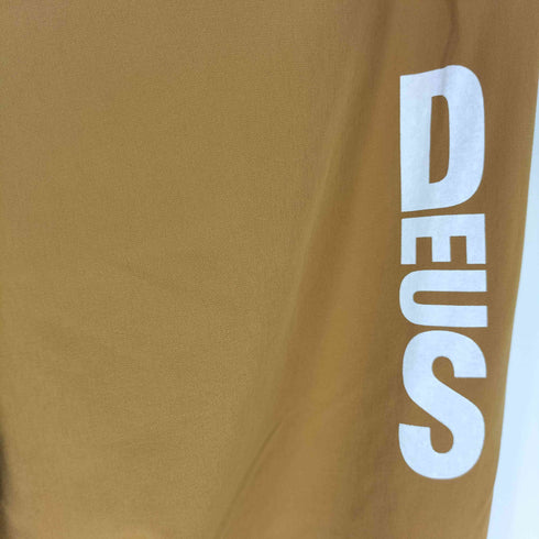 デウスエクスマキナ Deus Ex Machina ロゴプリント 裏地メッシュ サイドジップ トラックパンツ メンズ M