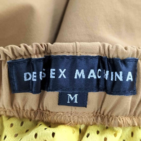 デウスエクスマキナ Deus Ex Machina ロゴプリント 裏地メッシュ サイドジップ トラックパンツ メンズ M