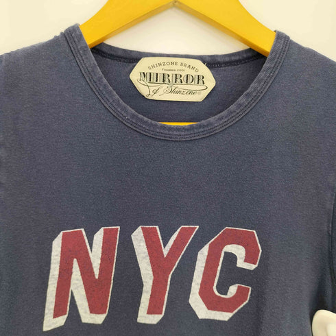 ミラーオブシンゾーン MIRROR OF Shinzone コットン NYC プリントクルーネックTシャツ レディース FREE