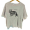 アンダーカバー UNDERCOVER 18SS SPIRITUAL NOISE期 狐 キツネ hate human LOVE ANIMAL プリント リバーシブル カットオフ 半袖 Tシャツ レディース FREE