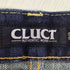 クラクトワークス Cluct Works 日本製 ロゴパッチ ストレート デニム パンツ メンズ 32