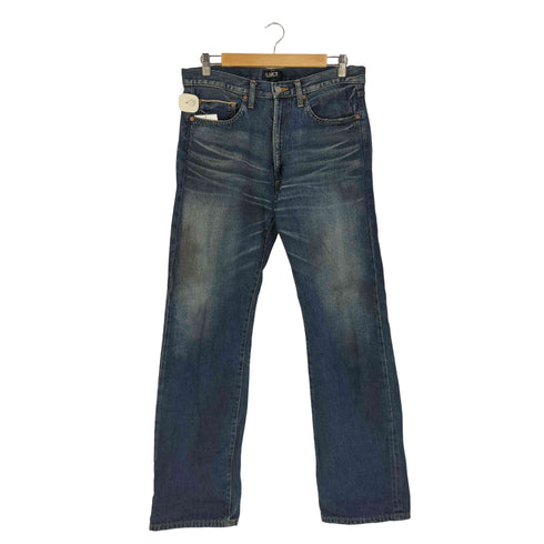 クラクトワークス Cluct Works 日本製 ロゴパッチ ストレート デニム パンツ メンズ JPN:L