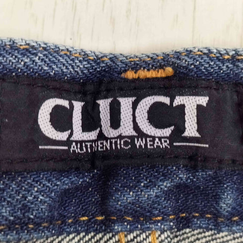 クラクトワークス Cluct Works 日本製 ロゴパッチ ストレート デニム パンツ メンズ JPN:L