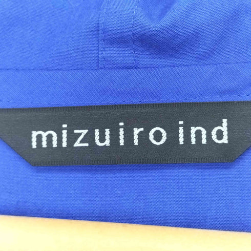 ミズイロインド mizuiro ind フード付きプルオーバーワンピース レディース