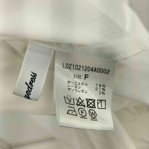 ラウンジドレス Loungedress ライトサテンBIGシャツ レディース F