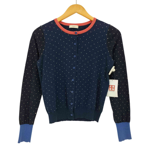 ポールスミス Paul Smith ドット柄 クルーネックカーディガン レディース import:M