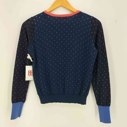 ポールスミス Paul Smith ドット柄 クルーネックカーディガン レディース import:M