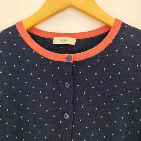 ポールスミス Paul Smith ドット柄 クルーネックカーディガン レディース import:M